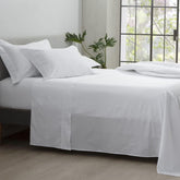 Jogo Lençóis de Cama Branco 100% Algodão