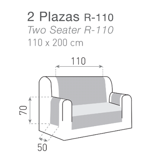 Salvasofá Reversible Couch Cover