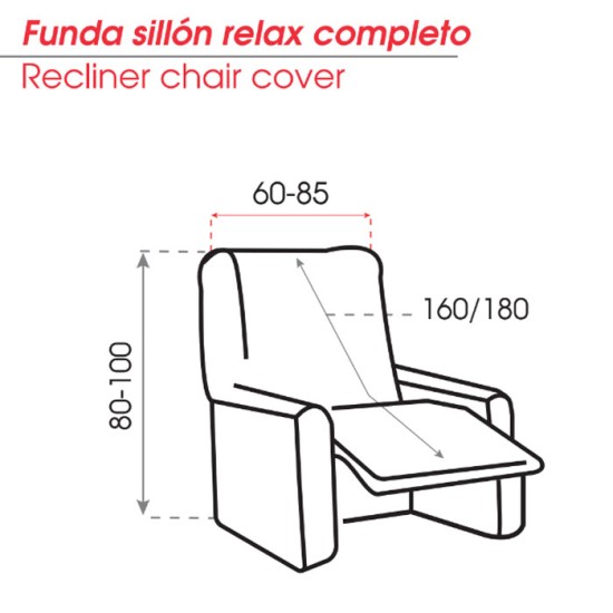 Funda Bielástica de Sofá Relax