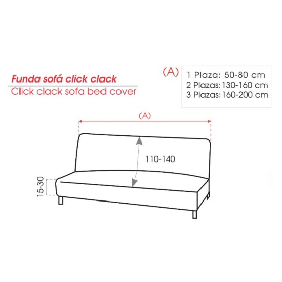 Funda de Sofá Bielástica Clic Clac